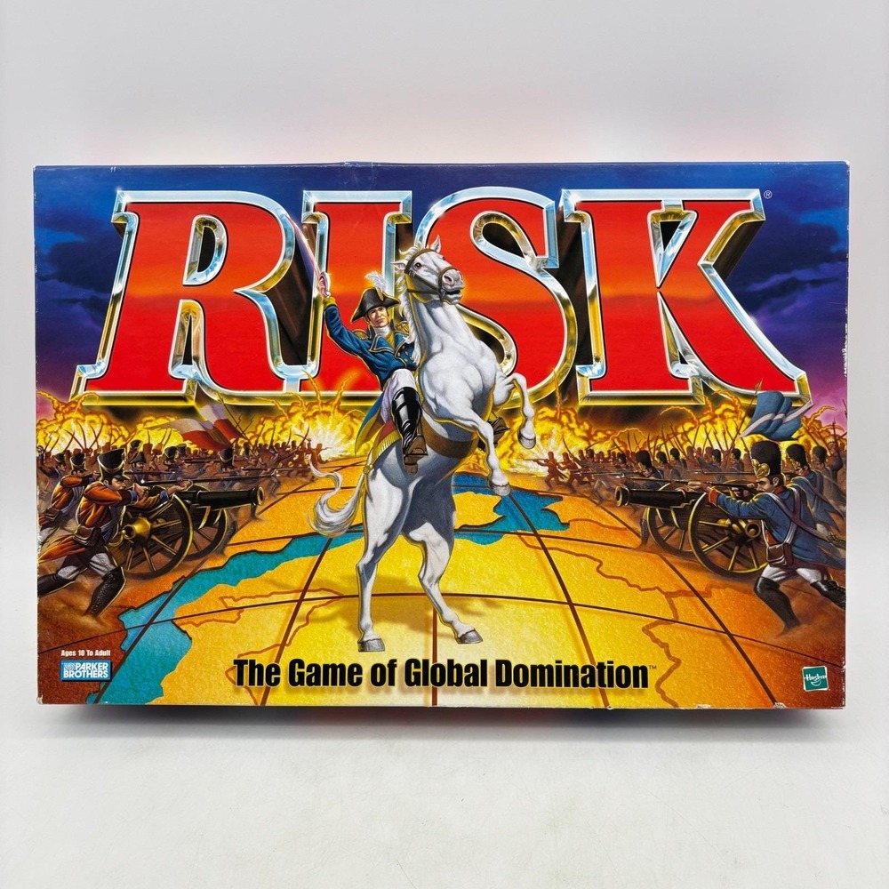 VINTAGE Risk Board Game COMPLETE 1998 War Strategy Miniatures Figures